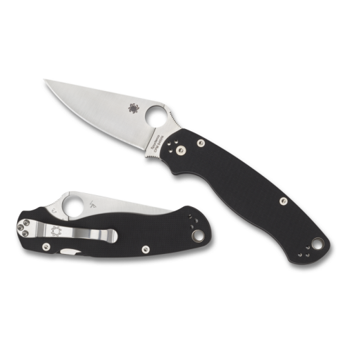 Spyderco Para Military 2 G-10 black plainedge